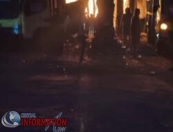 Lagi, Kebakaran Sumur Bor Ilegal Driling Kembali Terjadi di Kecamatan Keluang