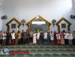 Kunjungi Masjid Nurul Bahrain Sibolga, Polres Sibolga Berikan Pesan Kamtibmas