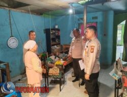 Polsek Tualang Salurkan Bantuan Sembako kepada Warga Sakit, Bentuk Kepedulian Polri terhadap Masyarakat.