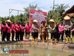 Polres Tapanuli Tengah Dukung Ketahanan Pangan, Ikuti Launching Serentak Program P2L