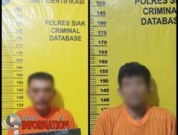 Curi Pagar Besi Milik PT PHR, Dua Orang Pria Ini Diringkus Polsek Minas