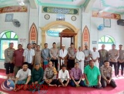 Polres Sibolga Laksanakan Jumat Curhat Di Masjid Al-Munawar Sibolga