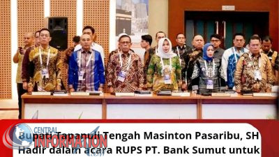 Bupati Tapteng Hadiri Rapat Umum Pemegang Saham Tahunan  PT. Bank Sumut
