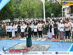 Wali Kota Sibolga dan Ribuan Umat Muslim Rayakan Idul Fitri 1446 H dengan Khidmat