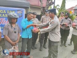 Polres Sibolga dan Bhayangkari Cabang Sibolga Laksanakan Bakti Sosial Berbagi Takjil Dalam Rangka Bulan Suci Ramadhan