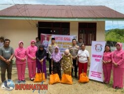 Wujud Kepedulian, Kapolres Tapteng Kunjungi Warga Lansia yang Sakit