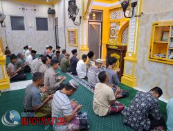 Polsek Sibolga Selatan Laksanakan Sholat Taraweh Dan Tadarus Bersama Warga