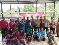 Kapolres Sibolga Penen Ikan Lele Di Yayasan RBM Hepata HKBP Sibolga Julu