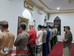 Polres Sibolga Gelar Sholat Ghoib Dan Doa Bersama Untuk Personel Polri yang Gugur di Lampung