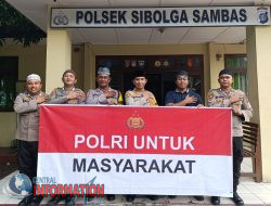 Kapolsek Dan Personil Polsek Sibolga Sambas, Laksanakan Bakti Religi