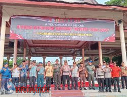 Polres Sibolga Langsanakan Apel  Gelar Pasukan Ops Ketupat Toba 2025