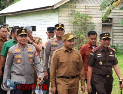 Kapolres Siak Sambut Gubernur Riau dan Forkopimda Tinjau PSU Pilkada 2024 di Kabupaten Siak
