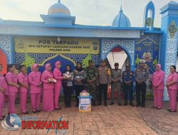 Kapolres Siak Tinjau Kesiapan Pengamanan Pos Terpadu Istana Siak dalam Operasi Ketupat Lancang Kuning 2025
