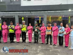 Bhayangkari Cab. Sibolga Kunjungi Langsung Pos Yan Dan Pos Pam Mudik Lebaran