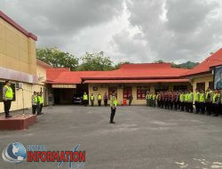 Kapolres Sibolga Pimpin Apel Kesiapan Pam Perayaan Malam Takbiran Dan Sholat Idul Fitri 1446 H Tahun 2025