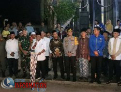 85 Personel Polres Tapteng Amankan Pawai Takbiran Idul Fitri 1446 H ; Lancar dan Kondusif
