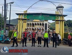 Polres Tapanuli Tengah Lakukan Pengamanan Sholat Idul Fitri 1446 H