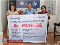 Asuransi Allianz, Ahli Waris Nasabah Terimakasih Kasih Atas Pembayaran Klaim Jiwa