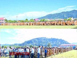 Apel Perdana Pasca Libur Lebaran, Bupati Tapteng : Pastikan Tidak Ada Jual Beli Jabatan