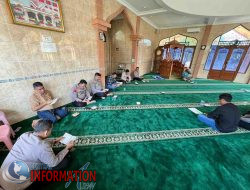 Personil Polres Siak Gelar Pembinaan Rohani dan Mental Lewat Pembacaan Surat Yasin di Masjid Al Muttaqin