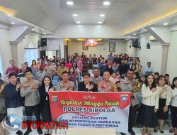Polres Sibolga Laksanakan Minggu Kasih Dan Sampaikan Pesan Kamtibmas