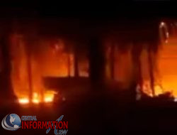 Diduga Terjadi Kebakaran Sumur Minyak Ilegal di Wilayah HGU PT Hindoli, Keluang
