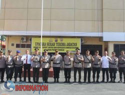 Kapolres Sibolga Pimpin Sertijab Kabag Log, Kasat Lantas Dan Kapolsek Sibolga Selatan