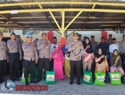 Kapolres Tapteng Kunjungan Kerja Ke Polsek Pandan ; Salurkan Bantuan Sosial Kepada Masyarakat