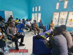 Kapolsek Tualang Kompol Hendrix SH.MH Gelar Rapat Koordinasi Bahas Permasalahan Angkutan Transportasi di Kota Perawang”