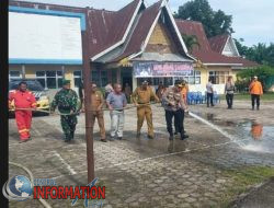 Pemerintah Kec. Kandis Bersama TNI-Polri dan Instansi Terkait Gelar Mengadakan Apel Siaga Karhutla