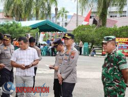 Kapolres Pantau Pengamanan Mayday di Tapanuli Tengah ; Kegiatan Berjalan Kondusif