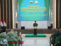 Korem 031/WB Terima Pembinaan Mental Dari Bintaldam I/Bukit Barisan