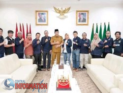 Sowan ke Bupati H M Toha, Pengurus PWI Muba Sampaikan Rencana Pelantikan