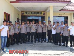 Kapolres Tapteng Kunjungi Ke Polsek Manduamas, Tekankan Profesionalisme