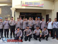 Tinjau Polsek Barus, Kapolres Tapteng Tegaskan Anggota Hindari Pelanggaran