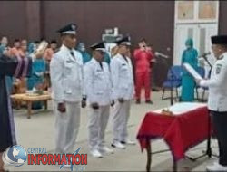 Bupati Pelalawan H. Zukri Resmi Lantik  Ketiga Kades Acara Secara Berlangsung Ini Hari.