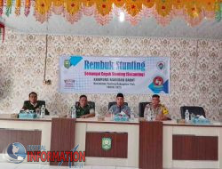 Wujud Kepedulian Polri, Bhabinkamtibmas Ikut Serta dalam Rembuk Stunting di Maredan Barat