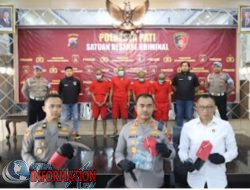Kapolresta Pati Rilis Hasil OPS  Aman Candi 2025 Belasan Pelaku Premanisme Dan Kejahatan Jalanan Diciduk