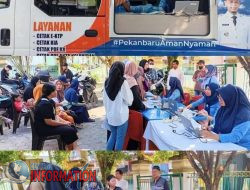 Disdukcapil Kota Pekanbaru  Melalui Layanan Mobil AMAN Lakukan Jemput Bola Pada Masyarakat