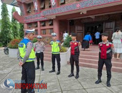 Polres Tapteng Kerahkan Ratusan Personel Amankan Ibadah Peringatan Kenaikan Isa Almasih