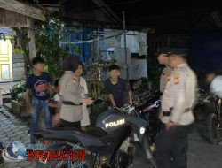 Polsek Tanah Merah Gelar KRYD, Sasar Premanisme dan Balap Liar