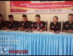 Rakernas Perdana Perguruan PMSH Terlaksa dengan Baik dan Lancar Di Ball Room Hotel Alfansuri,