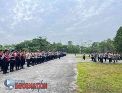 Jelang Pelantikan Bupati dan Wakil Bupati Siak, 417 Personel Gabungan Dikerahkan dalam Apel Pengamanan