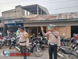 Polsek Kempas Patroli dan Sambangi Pasar Tradisional, Jelang Hari Raya Idul Adha