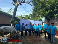 Pelindo Multi Terminal Branch Sibolga Salurkan Kurban kepada Masyarakat Sekitar Pelabuhan