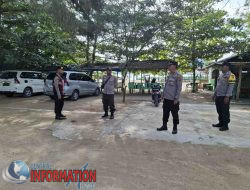 Personel Polres Tapteng Amankan Objek Wisata dalam rangka Libur Idul Adha