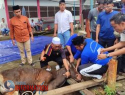 Kolaborasi Sosial, Lapas Sekayu dan Kejari Muba Tebar Manfaat Kurban