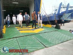 PT. ASDP Indonesia Ferry (Persero) sedang melakukan pelayaran perdana Dari Pelabuhan Gunungsitoli,menuju, Pelabuhan sibolga.