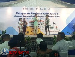Gubernur Sumatera Utara, Bobby Nasution secara resmi melepas Pelayaran Perdana KMP Jatra II Milik ASDP Indonesia Ferry (Persero)