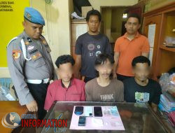 Tiga Pria Diamankan, Polsek Sabak Auh Ungkap Jaringan Peredaran Sabu di Siak
